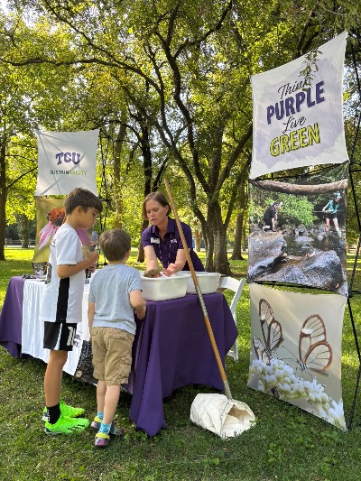 Allison Stamatis at Family Day